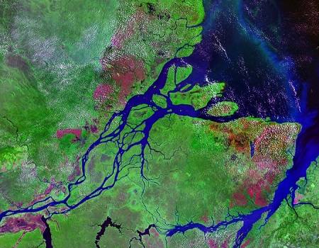 Em 1978, os oito pa&iacute;ses que fazem parte da bacia do rio Amazonas assinaram o Tratado de Coopera&ccedil;&atilde;o Amaz&ocirc;nica. Um dos objetivos &eacute; promover o desenvolvimento integrado e sustent&aacute;vel da bacia. Para isso, foi criada a Organiza&ccedil;&atilde;o do Tratado de Coopera&ccedil;&atilde;o Amaz&ocirc;nica. (Foto: Wikimedia Commons)