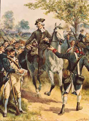 Em 1775, 13 colônias americanas de declaram independentes da Grã-Bretanha em resposta ao aumento de taxas e restrições da metrópole. Embora o reconhecimento da independência não tenha demorado tanto, os conflitos continuaram até 1814. (Foto: Wikimedia Commons) Em 1775, 13 colônias americanas de declaram independentes da Grã-Bretanha em resposta ao aumento de taxas e restrições da metrópole. Embora o reconhecimento da independência não tenha demorado tanto, os conflitos continuaram até 1814. (Foto: Wikimedia Commons)