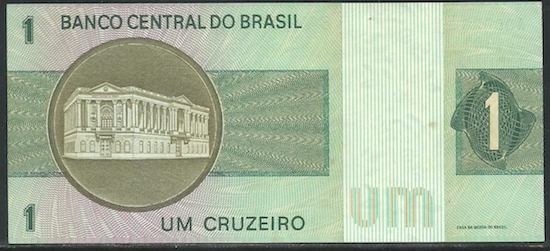 No ano de 1970, o novo foi retirado do nome da moeda, que voltou a ser apenas Cruzeiro. O valor, no entanto, continuou o mesmo.