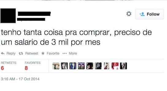 É a omissão de um termo que está subentendido e é facilmente identificável pelo contexto. No caso do tweet, o termo omitido foi eu na primeira oração e que eu na segunda. É a omissão de um termo que está subentendido e é facilmente identificável pelo contexto. No caso do tweet, o termo omitido foi eu na primeira oração e que eu na segunda.