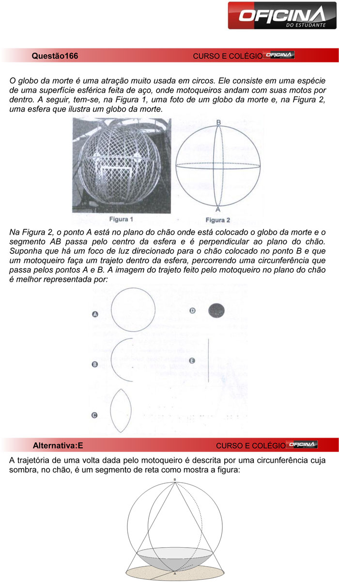 Enem 2012: correção da questão 166