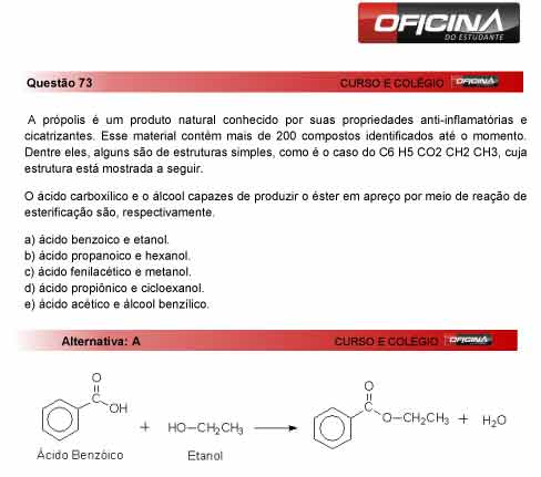 Enem 2012: correção da questão 73