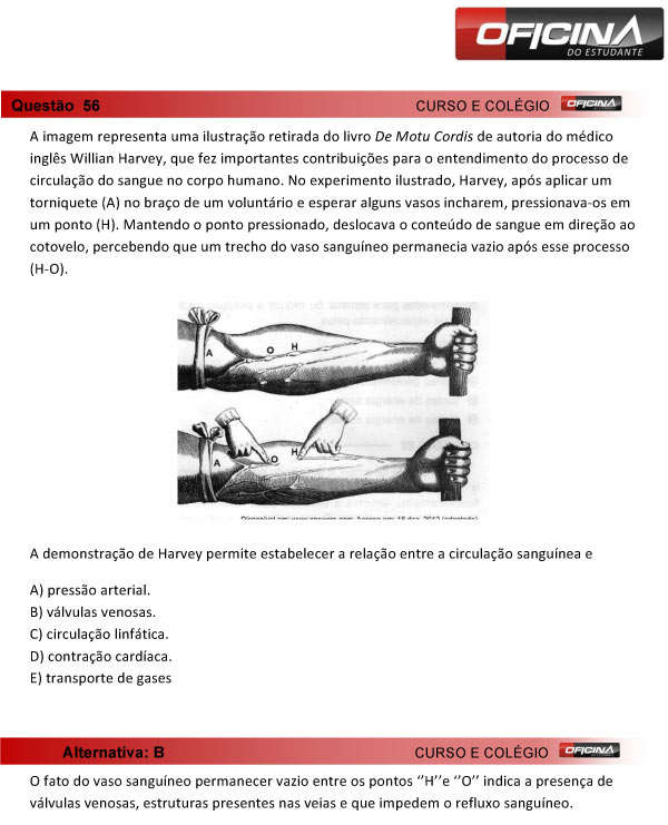 Enem 2013 – Correção da questão 56 – Ciências da Natureza