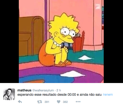 Ficou ansioso pela nota do Enem? As redes sociais também! Enquanto o MEC não divulgava o resultado, piadas e memes tomaram conta da internet (foto: reprodução) Ficou ansioso pela nota do Enem? As redes sociais também! Enquanto o MEC não divulgava o resultado, piadas e memes tomaram conta da internet (foto: reprodução)