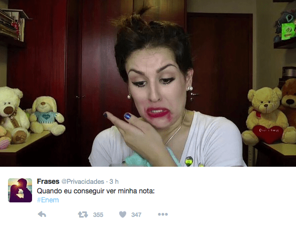 Ficou ansioso pela nota do Enem? As redes sociais também! Enquanto o MEC não divulgava o resultado, piadas e memes tomaram conta da internet (foto: reprodução) Ficou ansioso pela nota do Enem? As redes sociais também! Enquanto o MEC não divulgava o resultado, piadas e memes tomaram conta da internet (foto: reprodução)