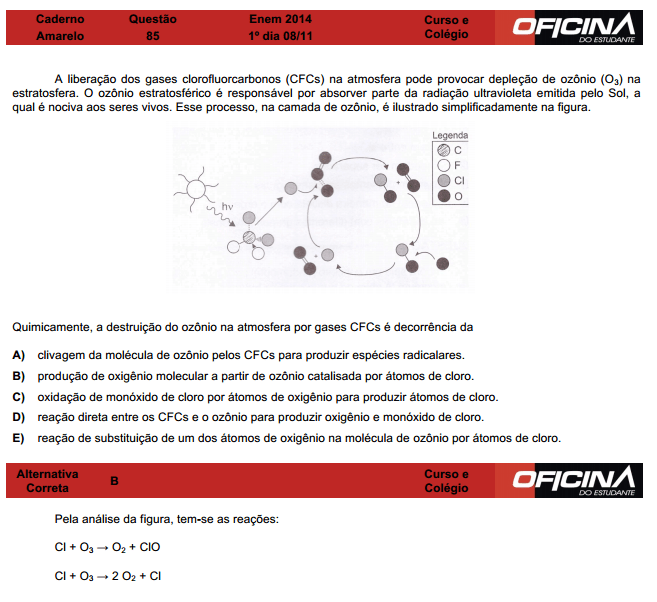 Enem 2014: correção da questão 85