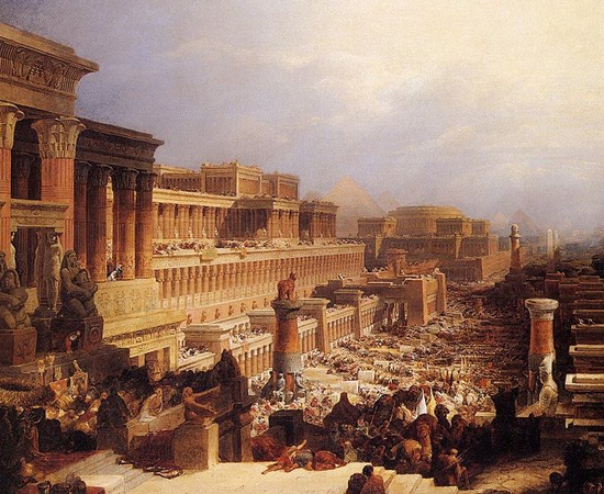 Foto: Óleo sobre tela de David Roberts (século XIX) / Domínio Público Foto: Óleo sobre tela de David Roberts (século XIX) / Domínio Público