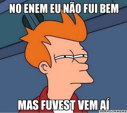 A primeira fase da Fuvest 2015 está acontecendo neste domingo (30) e estudantes aproveitam para postar imagens divertidas na rede. A primeira fase da Fuvest 2015 está acontecendo neste domingo (30) e estudantes aproveitam para postar imagens divertidas na rede.