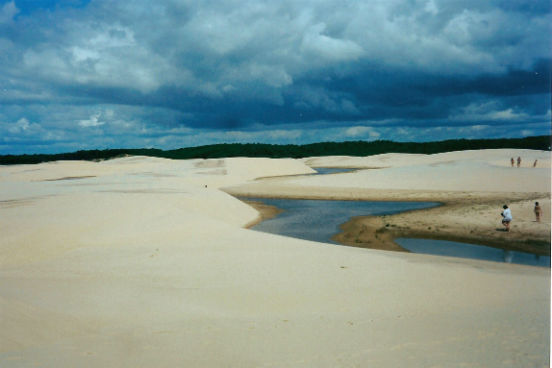 Com 344.112 quilômetros quadrados de extensão, abrange os estados do Piauí, Maranhão e Ceará. Seu principal rio é o Parnaíba, que serve como divisa natural entre o Maranhão e o Piauí. O rio Parnaíba desemboca no Oceano Atlântico, no formato de um delta (que é um dos maiores do mundo em extensão - ele perde apenas para os deltas do rio Nilo, no Egito, e do rio Mekong, no Vietnã). (Imagem: Wikimedia Commons)