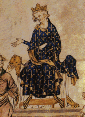 No entanto, outros nobres franceses reivindicavam o trono. Uma assembleia francesa foi reunida para resolver o caso e eles acabaram por escolher um conde que se chamava Filipe, que ganhou o título de Filipe VI. (Imagem: Wikimedia Commons) No entanto, outros nobres franceses reivindicavam o trono. Uma assembleia francesa foi reunida para resolver o caso e eles acabaram por escolher um conde que se chamava Filipe, que ganhou o título de Filipe VI. (Imagem: Wikimedia Commons)