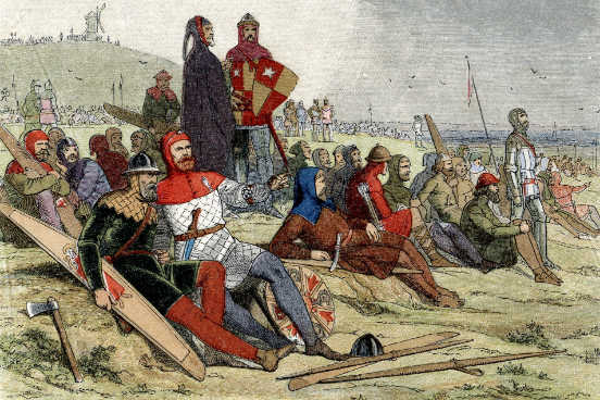 A França não só era mais rica como tinha uma população quase quatro vezes maior que a da Inglaterra. Apesar disso, ela não se encontrava tão unida e organizada enquanto nação, e os ingleses se deram melhor no início da guerra por terem uma monarquia mais forte. Por volta de 1347, o norte francês já estava todo tomado pelas forças inglesas. (Imagem: Thinkstock) A França não só era mais rica como tinha uma população quase quatro vezes maior que a da Inglaterra. Apesar disso, ela não se encontrava tão unida e organizada enquanto nação, e os ingleses se deram melhor no início da guerra por terem uma monarquia mais forte. Por volta de 1347, o norte francês já estava todo tomado pelas forças inglesas. (Imagem: Thinkstock)