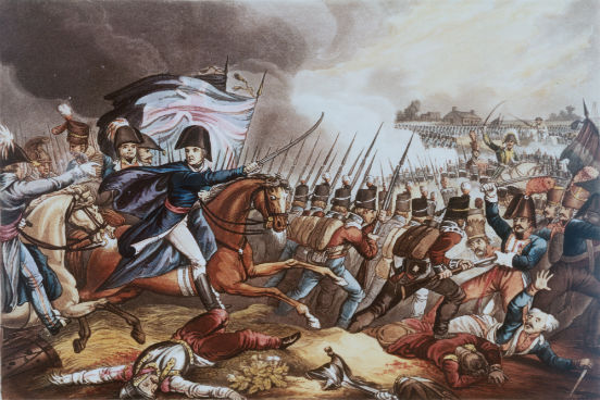 A ascensão de Napoleão após a Revolução Francesa deu um impulso à luta entre a França e os países absolutistas, que se sentiam ameaçados tanto pelo processo revolucionário que acontecia no país quanto por sua política de expansionismo territorial. Inglaterra, Prússia, Áustria e Rússia se uniram diversas vezes contra o país francês. O mais forte deles era a Inglaterra, que tinha condições econômicas e uma marinha poderosa para se opôr ao domínio napoleônico. (Imagem: Hulton Archive/Getty Images) A ascensão de Napoleão após a Revolução Francesa deu um impulso à luta entre a França e os países absolutistas, que se sentiam ameaçados tanto pelo processo revolucionário que acontecia no país quanto por sua política de expansionismo territorial. Inglaterra, Prússia, Áustria e Rússia se uniram diversas vezes contra o país francês. O mais forte deles era a Inglaterra, que tinha condições econômicas e uma marinha poderosa para se opôr ao domínio napoleônico. (Imagem: Hulton Archive/Getty Images)