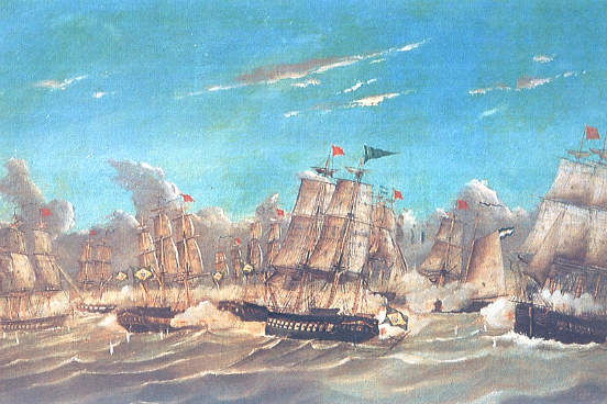 Em reação ao apoio da Argentina à revolta, o governo brasileiro declarou guerra à região. No entanto, tanto o Brasil quanto a Argentina tiveram dificuldades em formar seus exércitos nacionais. Diversos combates aconteceram, forçando Dom Pedro I a gastar muito dinheiro dos cofres públicos. (Imagem: Wikimedia Commons) Em reação ao apoio da Argentina à revolta, o governo brasileiro declarou guerra à região. No entanto, tanto o Brasil quanto a Argentina tiveram dificuldades em formar seus exércitos nacionais. Diversos combates aconteceram, forçando Dom Pedro I a gastar muito dinheiro dos cofres públicos. (Imagem: Wikimedia Commons)