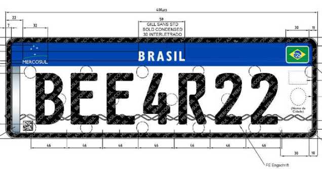 A partir de 2016, os Estados partes adotar&atilde;o placas unificadas para os ve&iacute;culos do bloco. Elas facilitar&atilde;o a circula&ccedil;&atilde;o e o controle de ve&iacute;culos nos pa&iacute;ses do Mercosul, contribuindo, por exemplo, para uma melhor fiscaliza&ccedil;&atilde;o aduaneira e migrat&oacute;ria, al&eacute;m de facilitar a cria&ccedil;&atilde;o de um sistema integrado de consultas &agrave;s informa&ccedil;&otilde;es dos ve&iacute;culos. (Imagem: Minist&eacute;rio das Rela&ccedil;&otilde;es Exteriores)