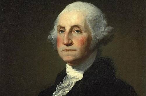 O primeiro presidente da nova na&ccedil;&atilde;o foi George Washington, que tinha sido o comandante do ex&eacute;rcito continental durante a rebeli&atilde;o. Washington governou por dois mandatos, entre 1789 e 1797. (Foto: Wikimedia Commons)