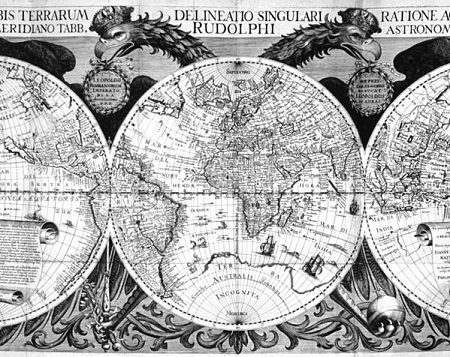 A cartografia &eacute; a ci&ecirc;ncia da produ&ccedil;&atilde;o e do estudo dos mapas. A palavra foi usada pela primeira vez numa carta, em 1839, trocada entre os historiadores Manuel Francisco Carvalhosa e Francisco Adolfo de Varnhagen. (Foto: Wikimedia Commons)