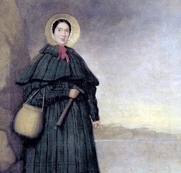 A birtânica Mary Anning fez fama no mundo da paleontologia. Ela descobriu diversos fósseis, entre eles o primeiro ictiossauro. Muitas das descobertas de Anning estão expostas no Museu de História Natural de Londres.