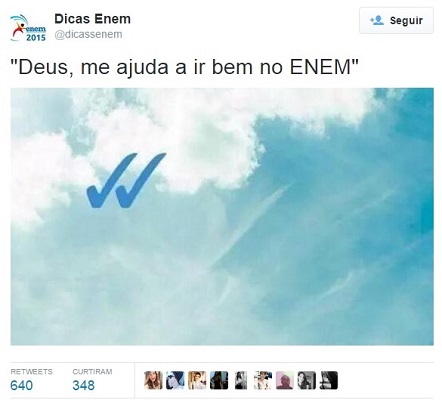 Sem limites para a zoeira: estudantes e usuários das redes sociais aproveitam para fazer piada com a tensão da prova, que acontece no fim de semana de 24 e 25 de outubro Sem limites para a zoeira: estudantes e usuários das redes sociais aproveitam para fazer piada com a tensão da prova, que acontece no fim de semana de 24 e 25 de outubro