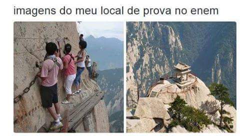 Sem limites para a zoeira: estudantes e usuários das redes sociais aproveitam para fazer piada com a tensão da prova, que acontece no fim de semana de 24 e 25 de outubro Sem limites para a zoeira: estudantes e usuários das redes sociais aproveitam para fazer piada com a tensão da prova, que acontece no fim de semana de 24 e 25 de outubro