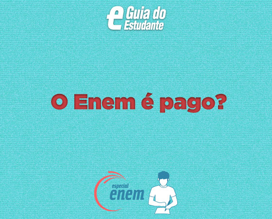Sim. A inscri&ccedil;&atilde;o custa R$ 35,00, que pode ser paga por boleto - gerado quando voc&ecirc; faz a inscri&ccedil;&atilde;o pelo site: https://www.enem.inep.gov.br