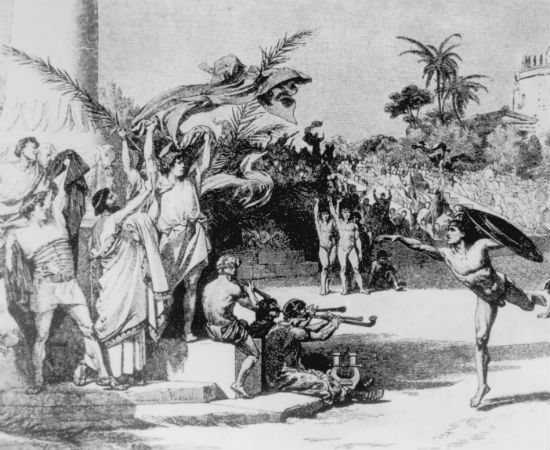 Durante o domínio do imperador Teodósio, em 380 o cristianismo foi anunciado como religião oficial do Império Romano, fazendo com que, 13 anos depois, todos os centros esportivos e religiosos que abrigavam festas pagãs fossem fechados. Era o fim dos Jogos Olímpicos da Antiguidade, que só viriam a ganhar uma versão moderna cerca de 1500 anos mais tarde. Durante o domínio do imperador Teodósio, em 380 o cristianismo foi anunciado como religião oficial do Império Romano, fazendo com que, 13 anos depois, todos os centros esportivos e religiosos que abrigavam festas pagãs fossem fechados. Era o fim dos Jogos Olímpicos da Antiguidade, que só viriam a ganhar uma versão moderna cerca de 1500 anos mais tarde.