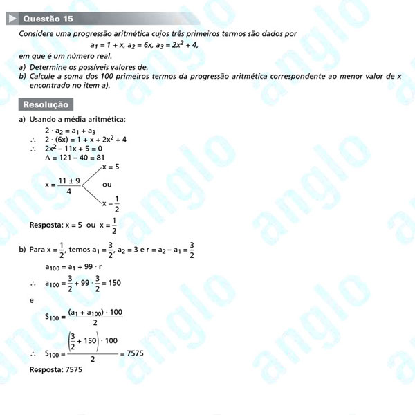 Fuvest 2012: Questão 15 (segunda fase) – conhecimentos gerais
