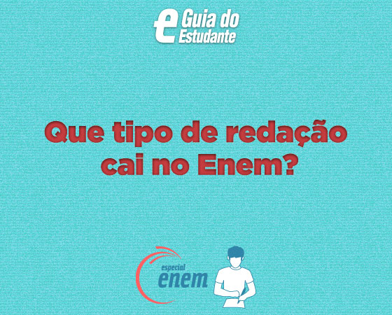 Você deve fazer um texto dissertativo. Clique em Leia Mais para ver quais os temas caem com maior frequência na prova.