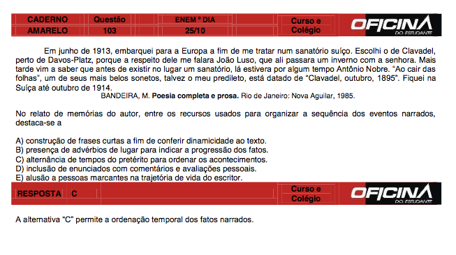 Enem 2015: correção da questão 103