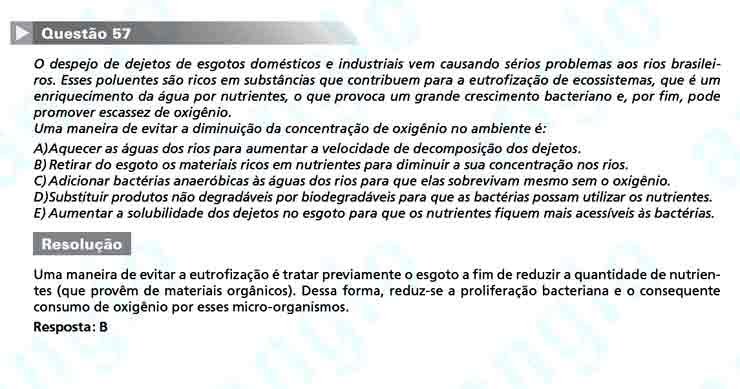 Enem 2010: Questão 57 – Ciências da Natureza (prova azul)