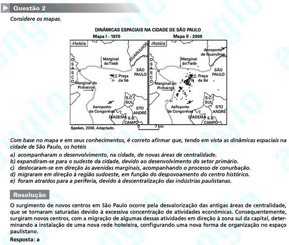 Primeira fase Fuvest 2012: questão 2 (prova V)