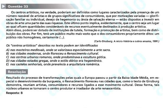 Unesp 2012: Questão 33 – Primeira fase