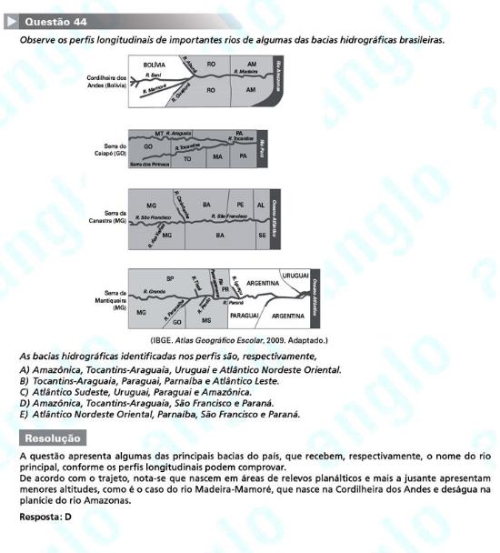Unesp 2012: Questão 44 – Primeira fase
