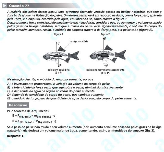 Unesp 2012: Questão 77 – Primeira fase