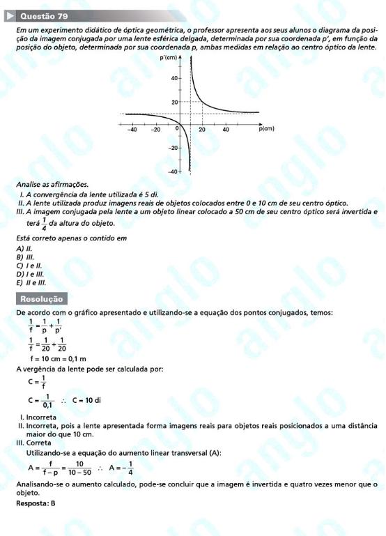 Unesp 2012: Questão 79 – Primeira fase