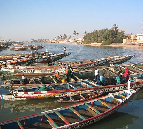 Na África predominam os planaltos antigos e desgastados, normalmente a menos de mil metros de altura. As planícies ficam restritas às regiões próximas ao litoral ou de grandes rios, como o Senegal (foto) e o Gâmbia. (Foto: Wikimedia Commons) Na África predominam os planaltos antigos e desgastados, normalmente a menos de mil metros de altura. As planícies ficam restritas às regiões próximas ao litoral ou de grandes rios, como o Senegal (foto) e o Gâmbia. (Foto: Wikimedia Commons)