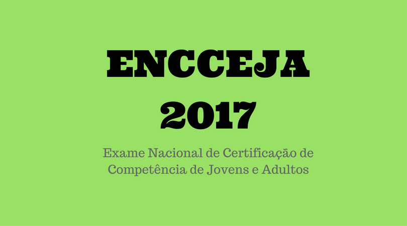 Inep divulga gabaritos e cadernos de prova do Encceja