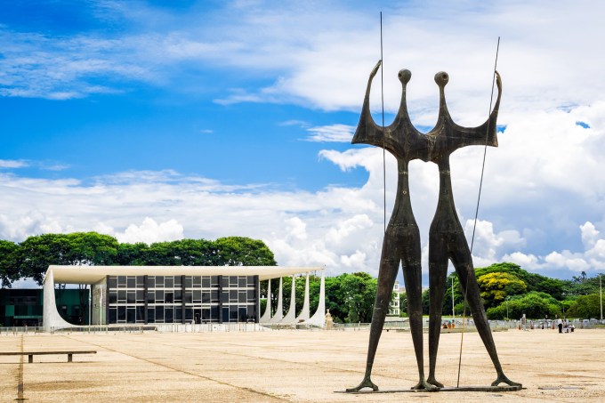 Praça dos Três Poderes, em Brasília