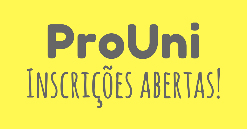 Inscrições para o ProUni 2018/2 já estão abertas