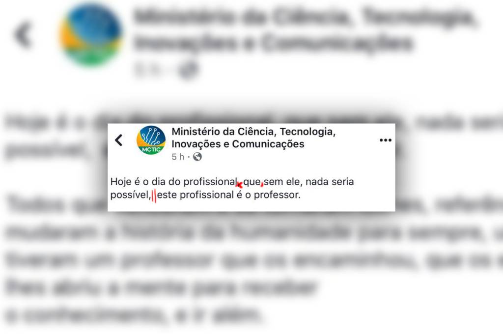 Corrigimos os deslizes do post do Ministério da Ciência que viralizou