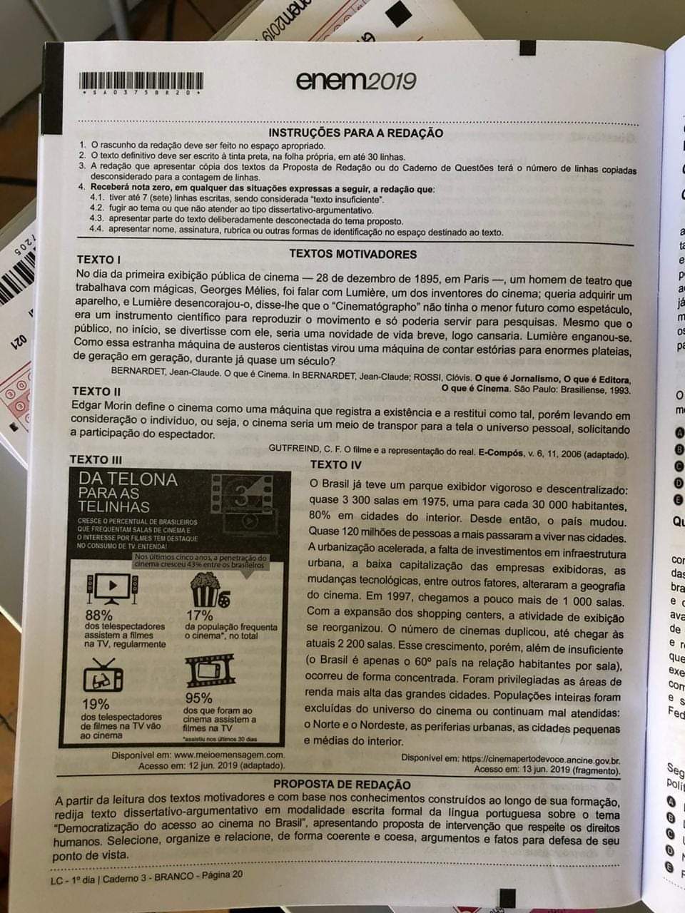 Enem 2019: PF deflagra operação para investigar vazamento no primeiro dia