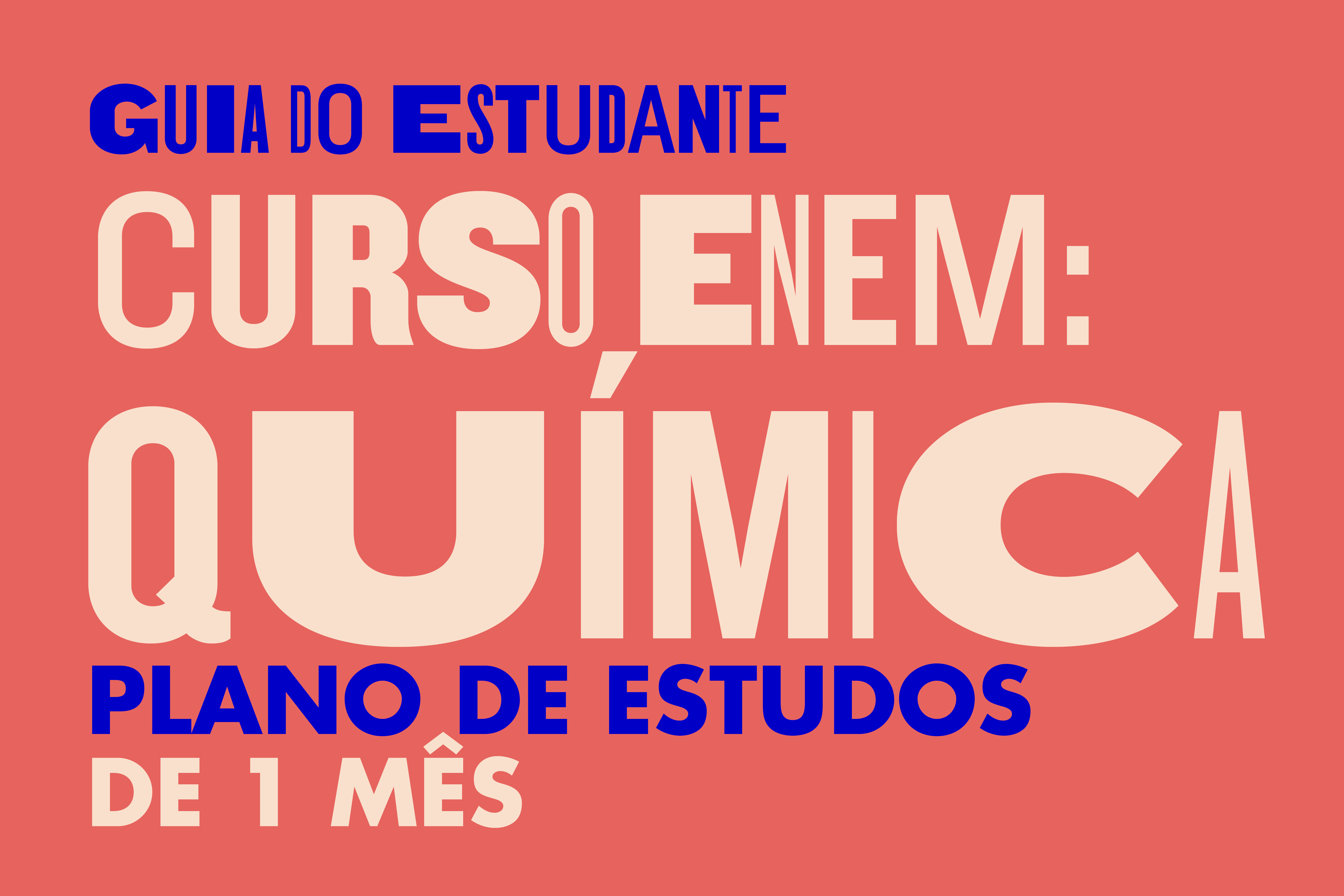 Curso ENEM: Química – 1 mês