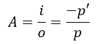 Amplia&ccedil;&atilde;o (aumento linear)