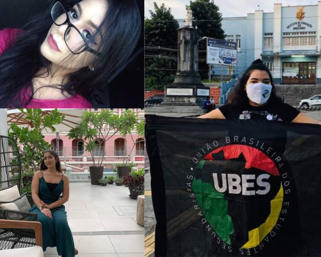 Estudantes do Amazonas comentam o adiamento do Enem (Em ordem Ana Yasmin, Dara Carvalho e Hellen Saldanha Saldanha)