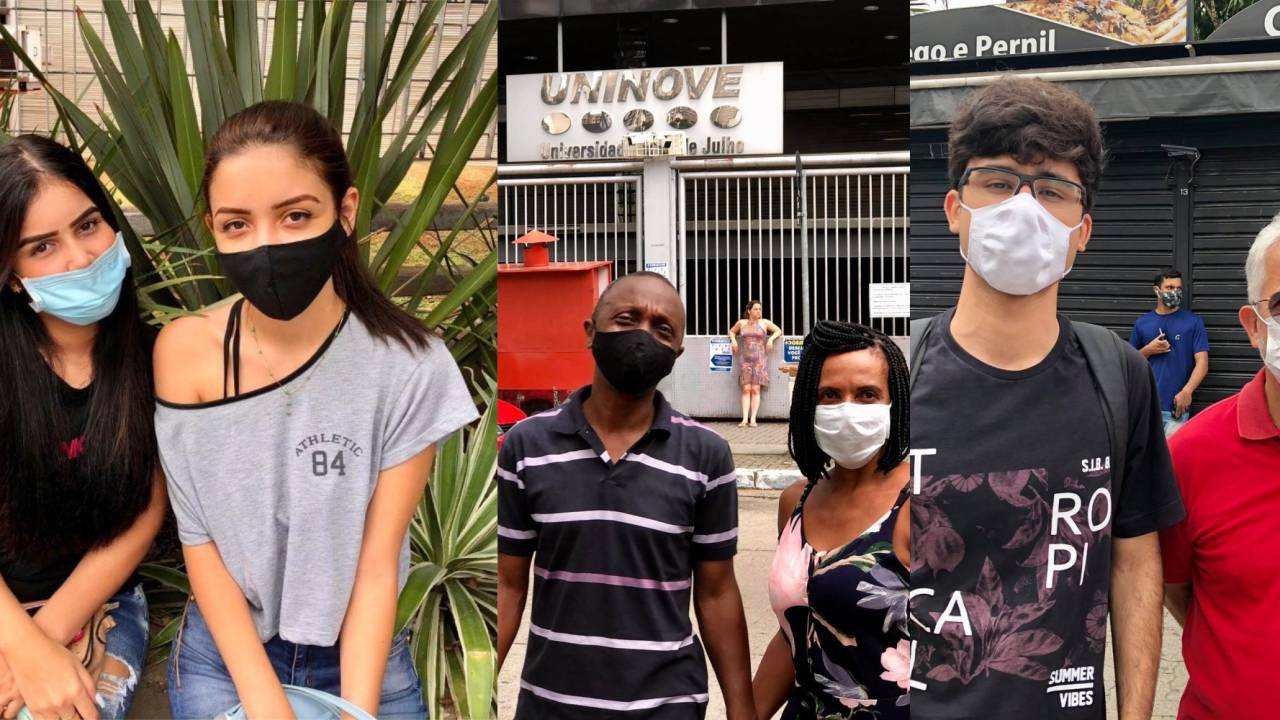 Fuvest 2021: pais e estudantes falam da prova na pandemia
