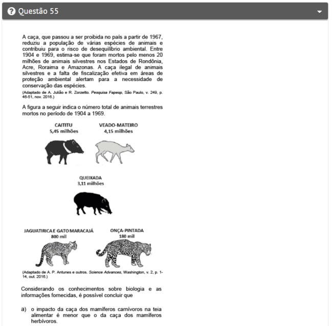bio 1 Questão de biologia