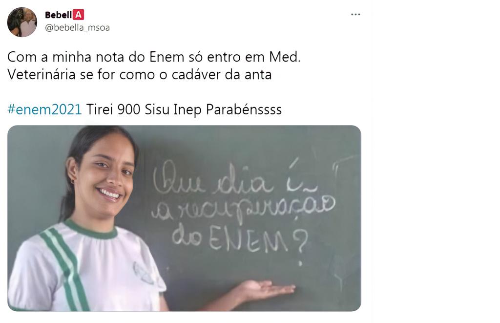 Estudantes reagem ao desempenho na redação do Enem 2020