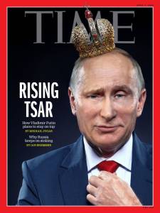 Capa da revista Time coloca Putin como um “czar em ascensão”