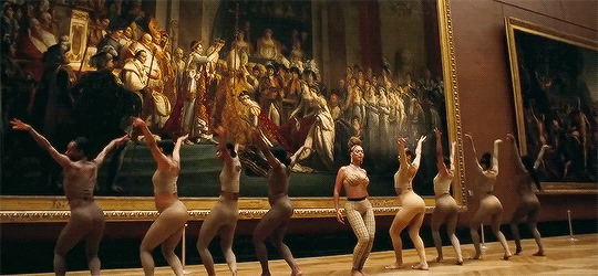 beyonce Clipe foi gravado no Museu do Louvre.