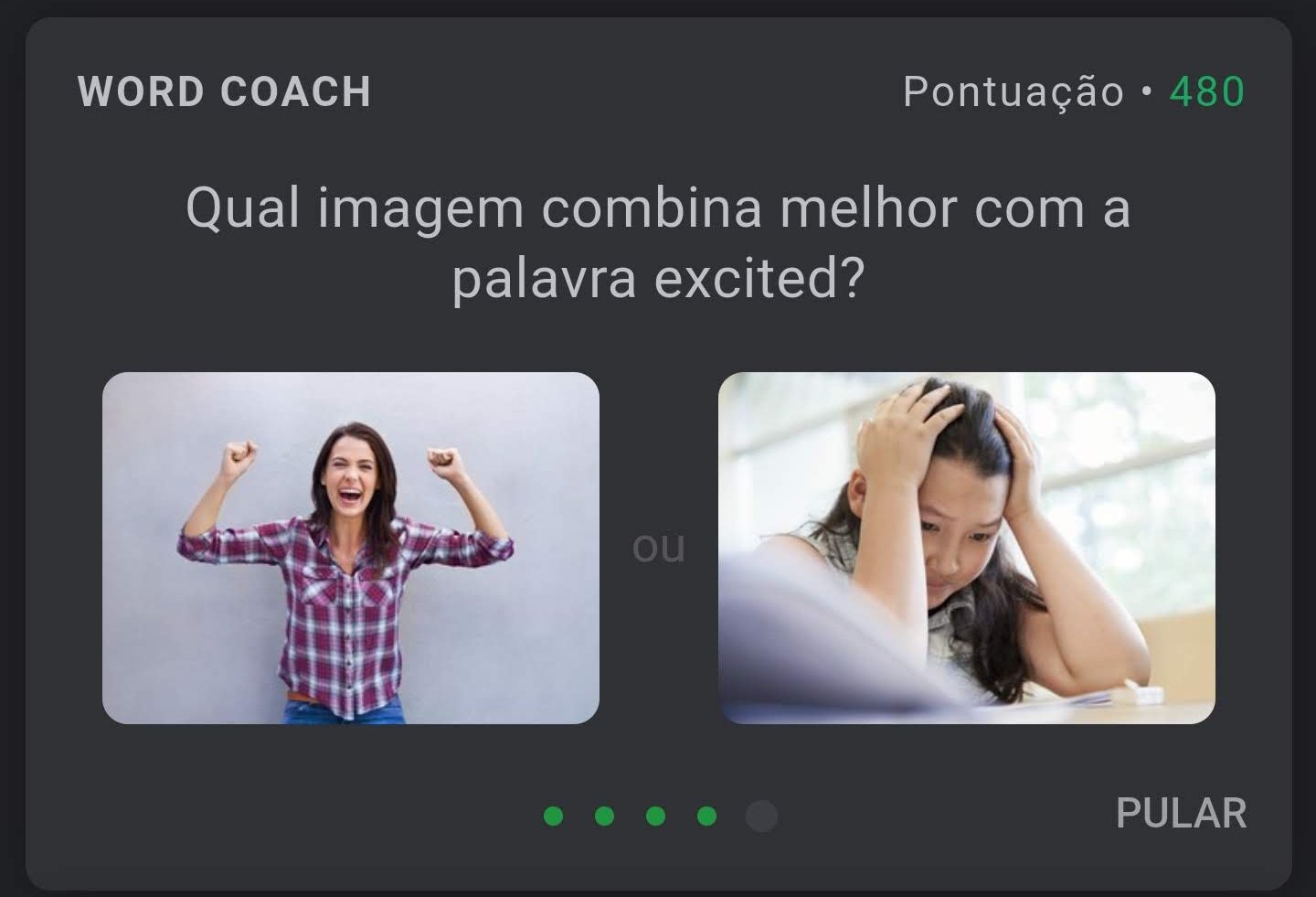 Print do Word Coach,