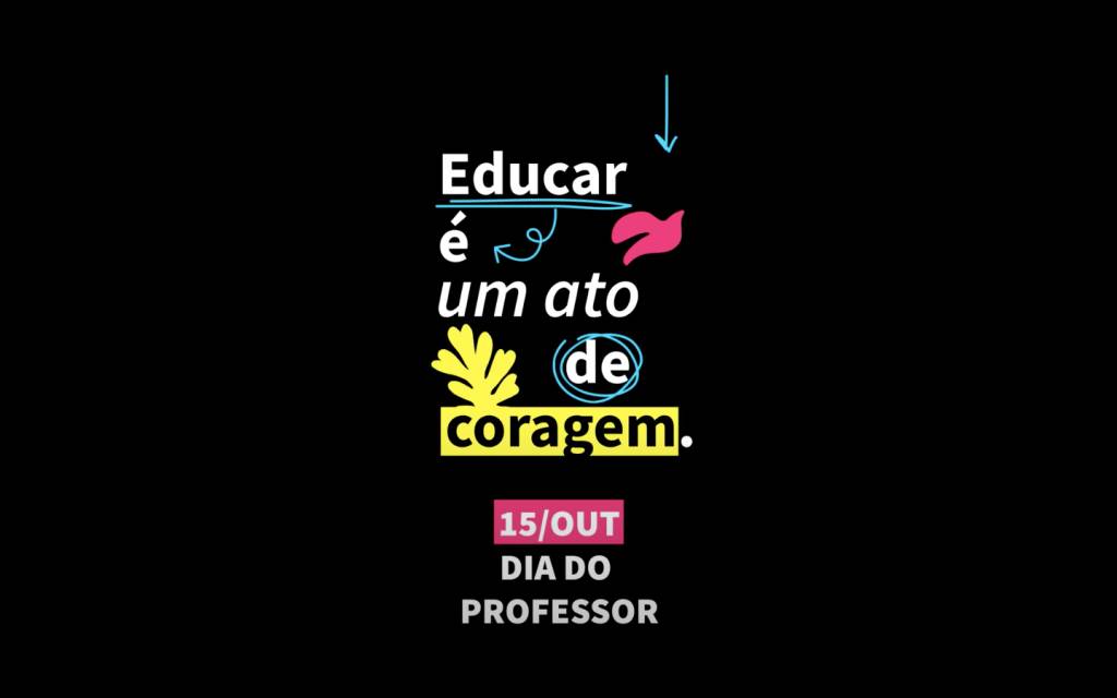 projecao Arte, com fundo preto, e o escrito: